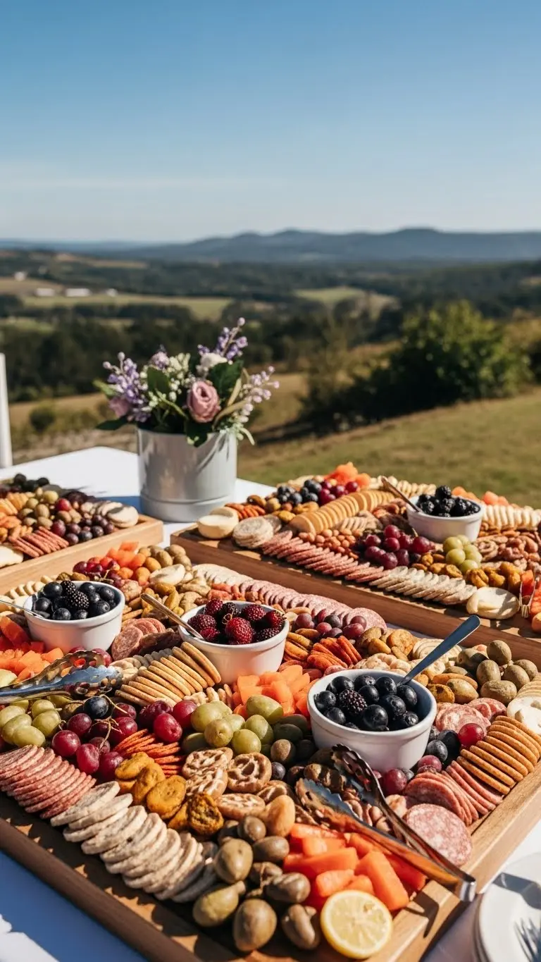 Wedding Charcuterie Boards Ideas 18 Outdoor-Friendly Wedding Charcuterie Boards for Destination Events