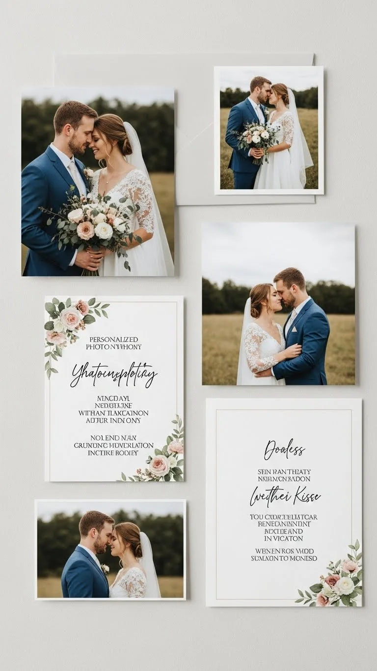 19 Wedding Invitations Card Ideas You’ll Love 22 Personalized Photo Wedding Invitations Card with Emotional Connection