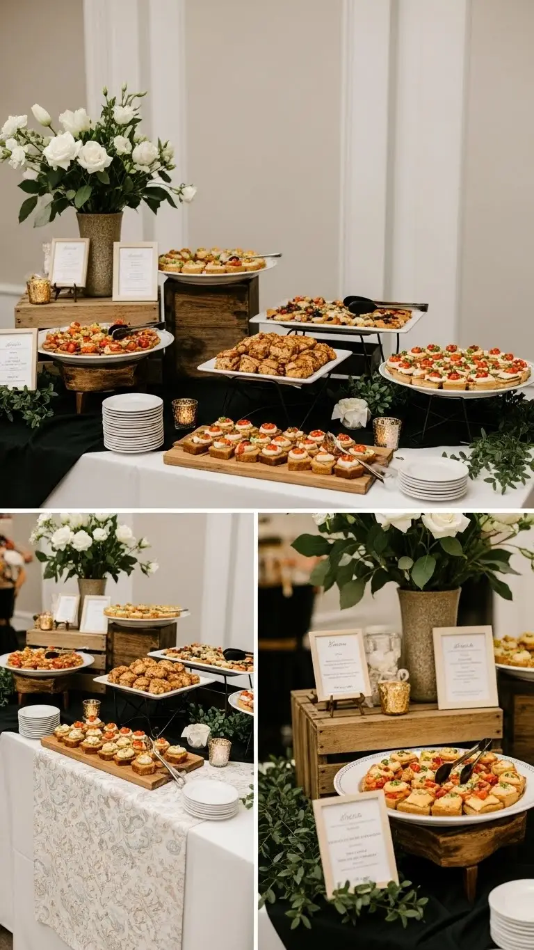 Wedding Food Station: 21 Ideas to Delight Your Guests 4 Planning Your Wedding Food Station