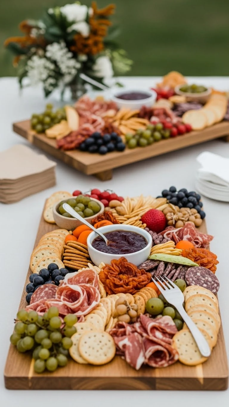 Wedding Charcuterie Boards Ideas 6 Rustic Wedding Charcuterie Boards for Outdoor Celebrations