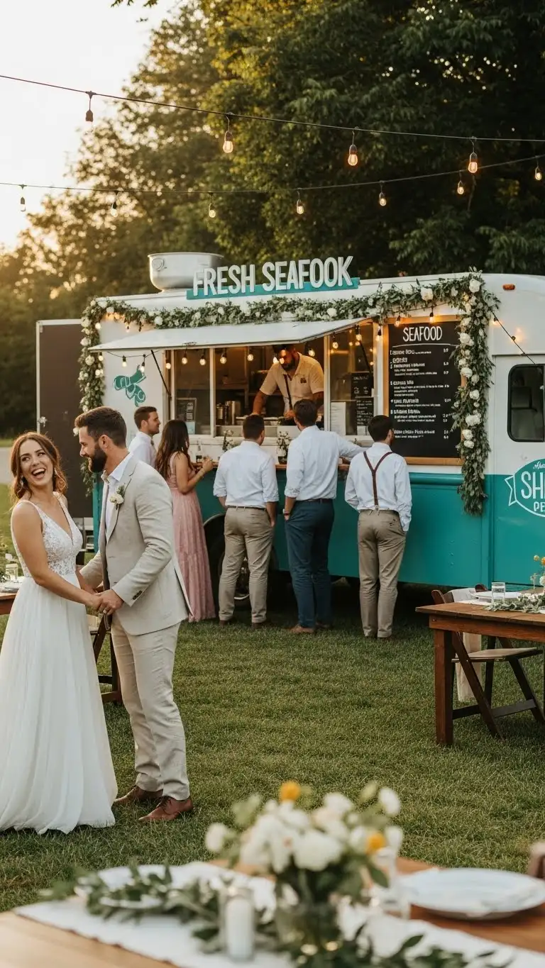 Trendy Wedding Food Truck Ideas for a Memorable Reception 9 Seafood Shack on Wheels