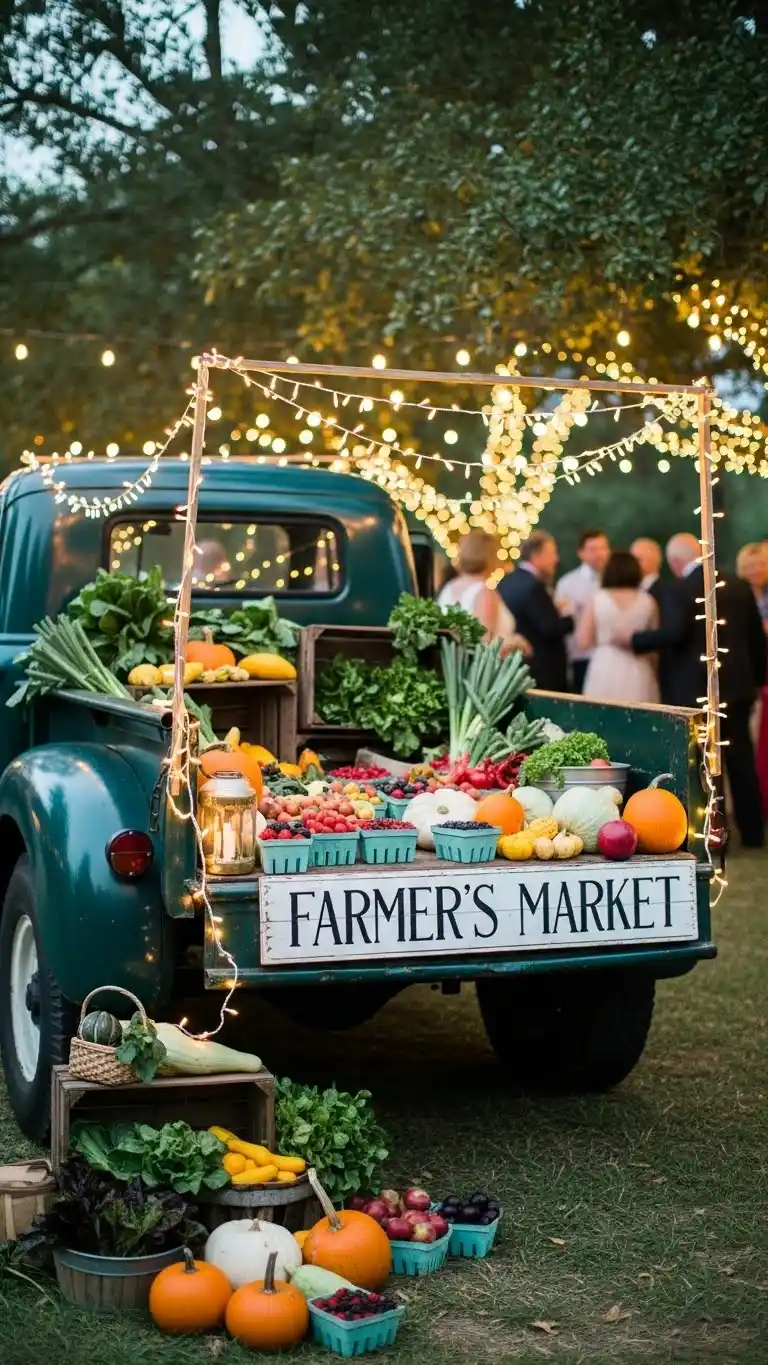 Trendy Wedding Food Truck Ideas for a Memorable Reception 25 Seasonal Farmers Market Truck