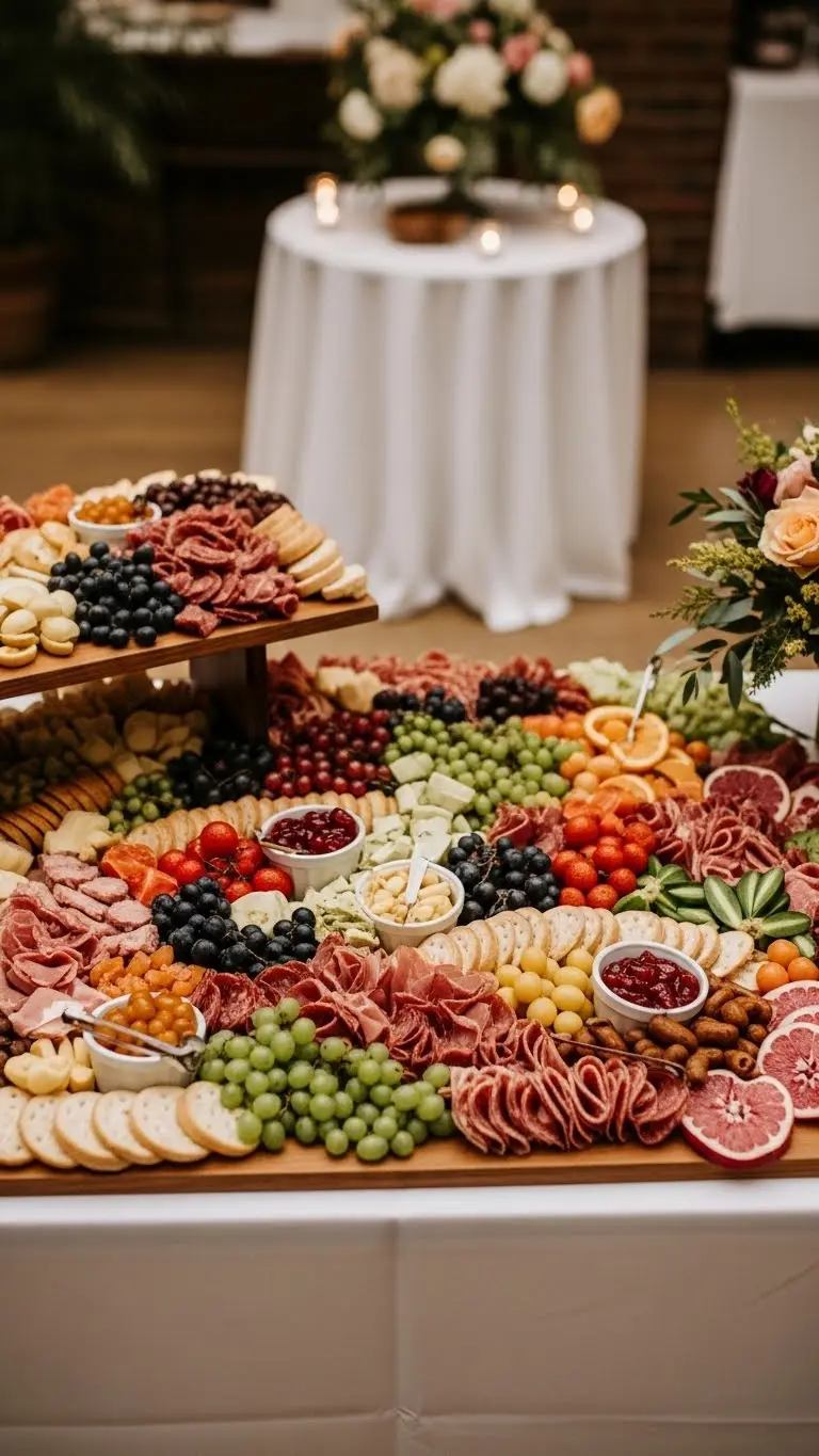Wedding Charcuterie Boards Ideas 19 Statement Wedding Charcuterie Boards as Decor Centerpieces