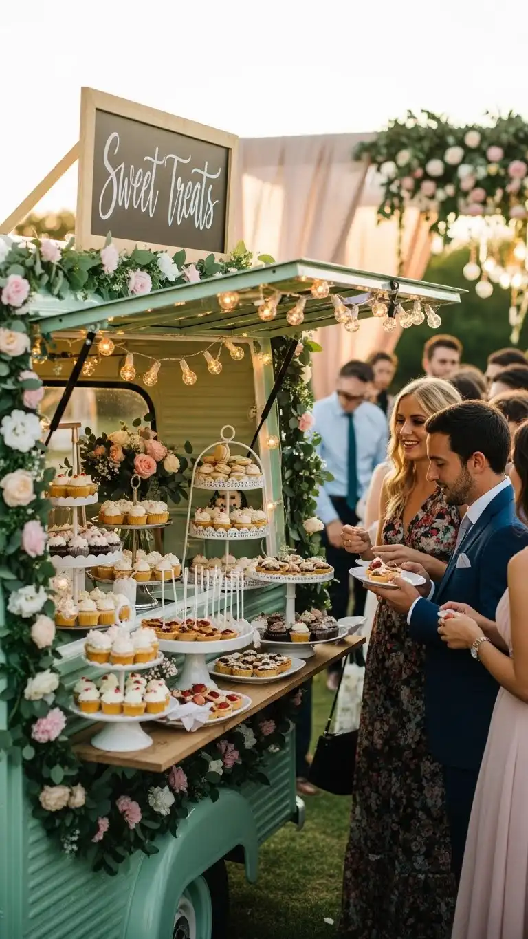 Trendy Wedding Food Truck Ideas for a Memorable Reception 13 Sweet Treats Dessert Truck