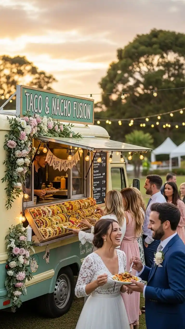 Trendy Wedding Food Truck Ideas for a Memorable Reception 16 Taco and Nacho Fusion Truck