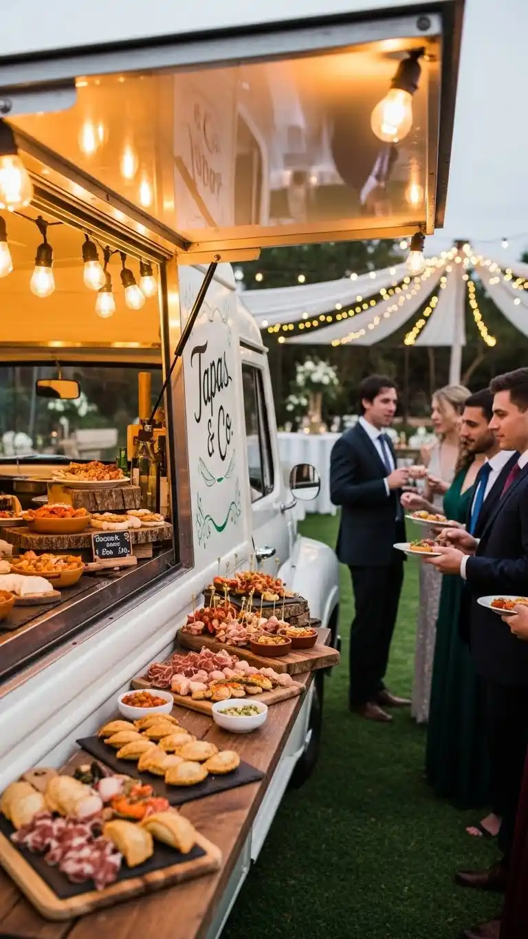 Trendy Wedding Food Truck Ideas for a Memorable Reception 22 Tapas and Small Plates Truck