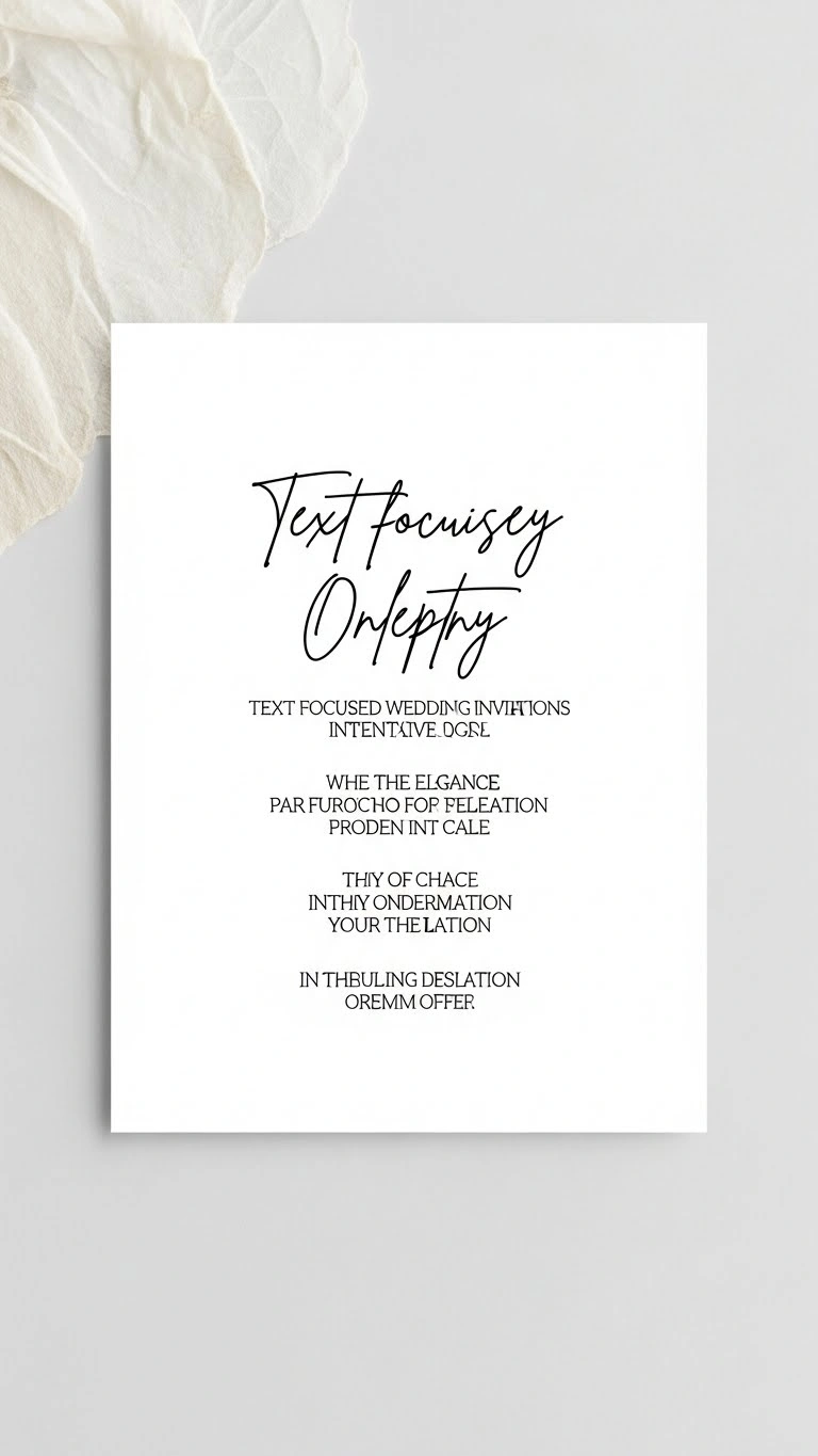 Creative Wedding Invitations Design Ideas for Your Big Day 25 Text Focused Wedding Invitations Design