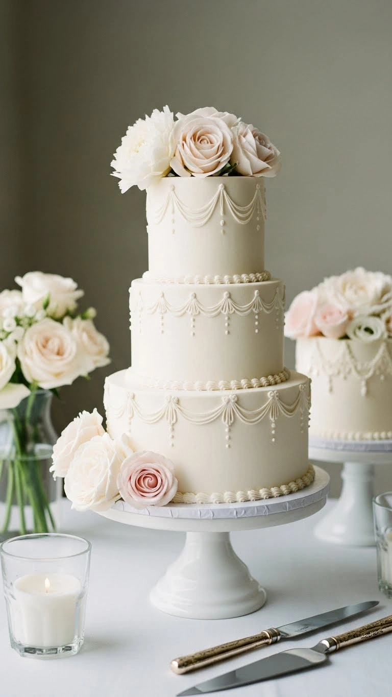 Small Wedding Cakes That Make a Big Impression 14 Vintage-Inspired Petite Wedding Cakes