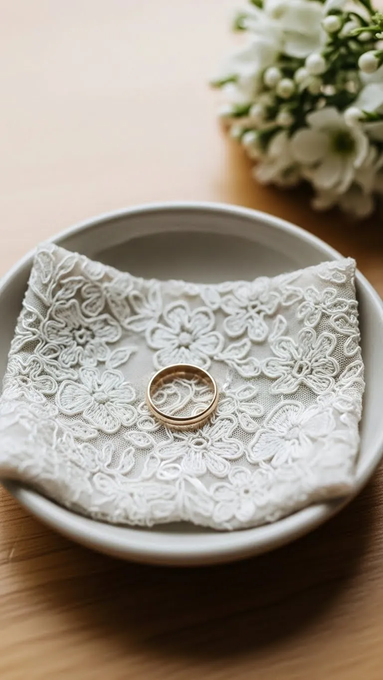 Wedding Dress Keepsakes Ideas to Treasure Forever 16 Wedding Dress Keepsake Ring Dish