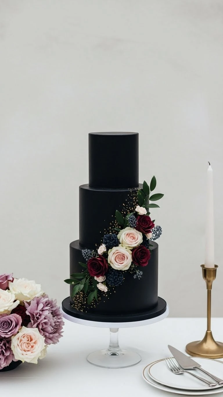 Black Wedding Cakes Ideas for a Luxe Celebration 3 Why Black Wedding Cakes Feel Timeless Yet Modern