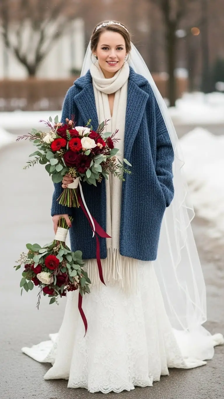 Winter Wedding Ideas That Feel Romantic & Timeless 18 Winter Wedding Ideas Featuring Layered Bridal Styling