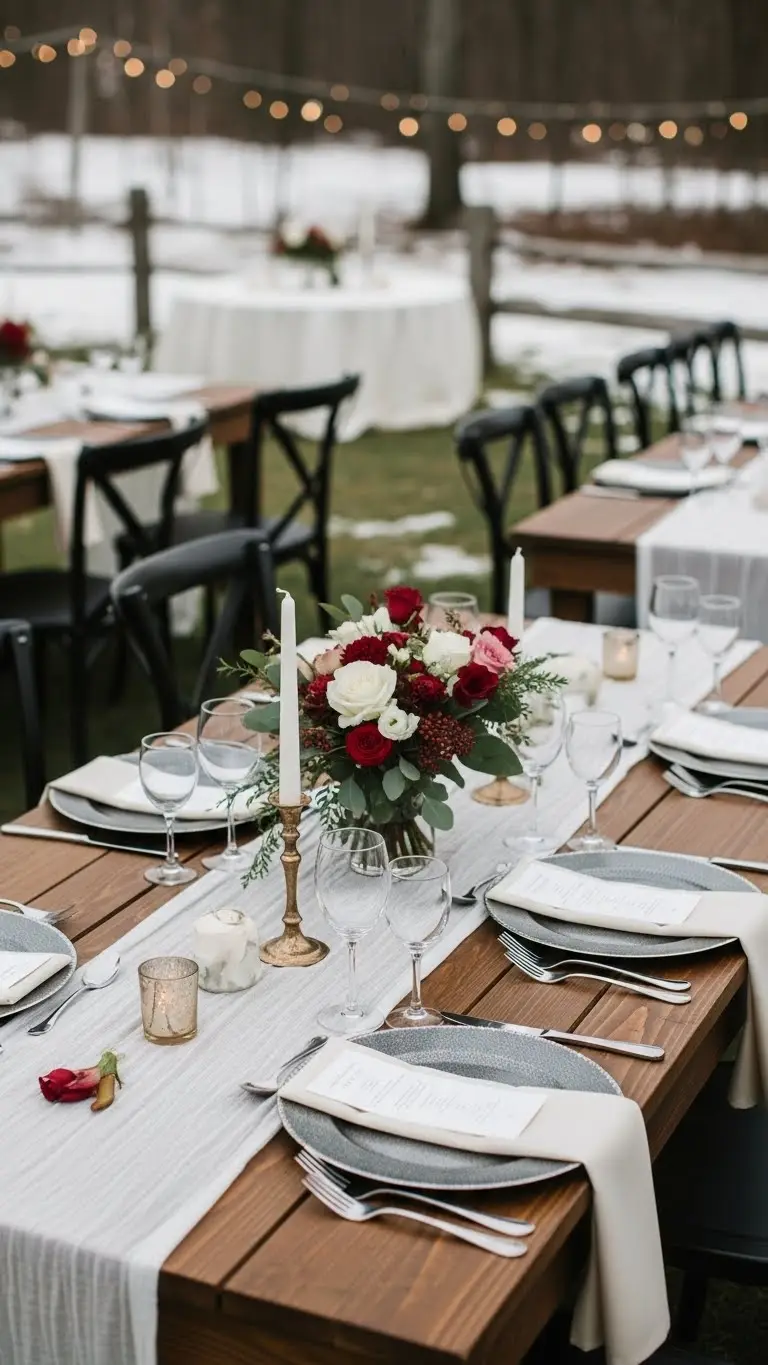 Winter Wedding Ideas That Feel Romantic & Timeless 12 Winter Wedding Ideas Using Elegant Table Styling Layers