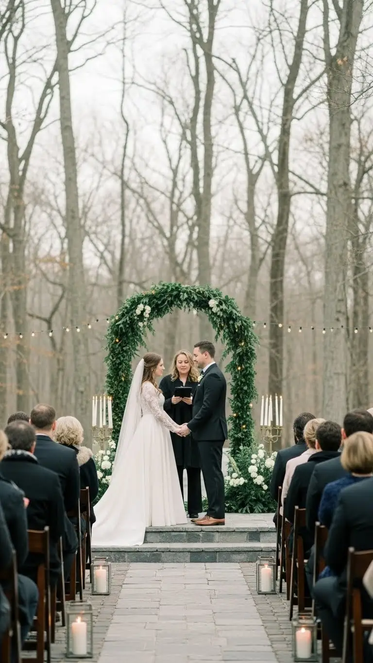Winter Wedding Ideas That Feel Romantic & Timeless 19 Winter Wedding Ideas Using Seasonal Ceremony Music 1