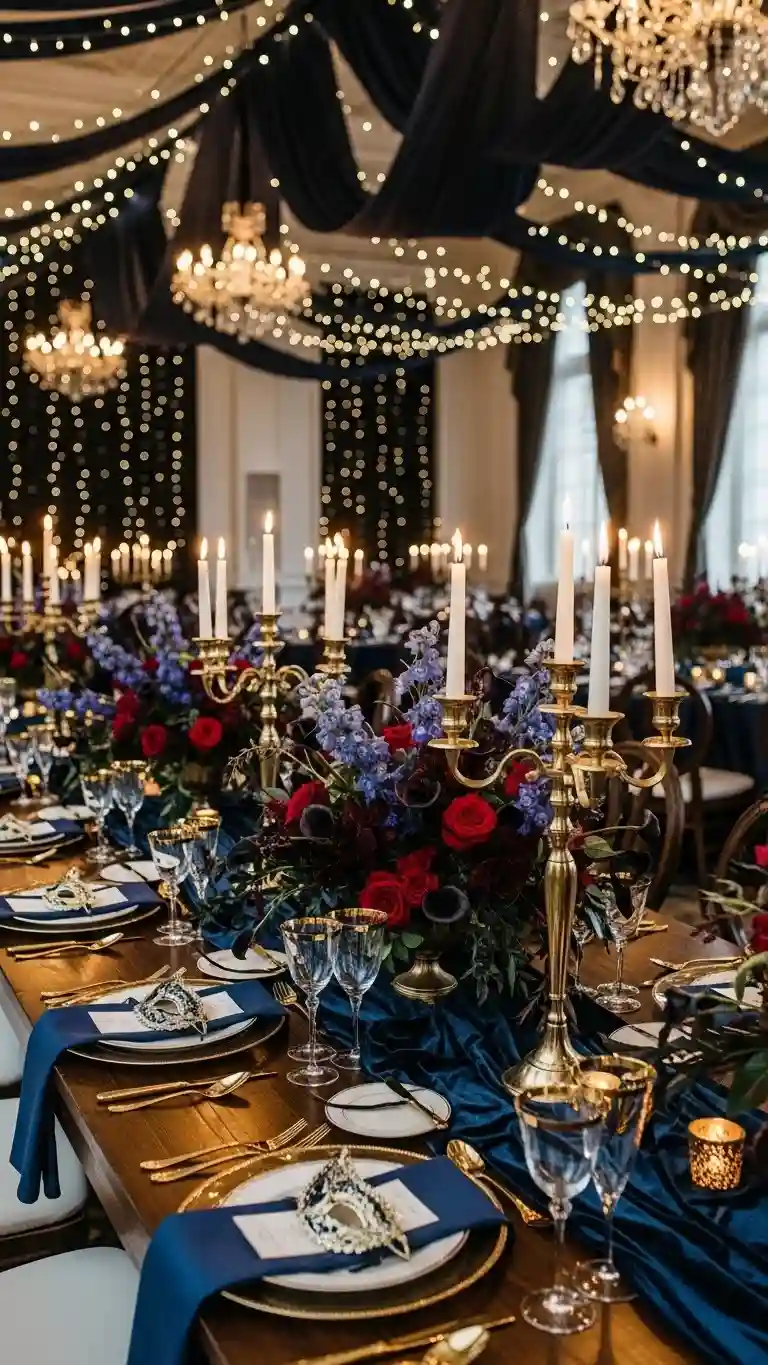 Aisle Runners with Coastal Motifs 8. Formal Attire with Subtle Masquerade Elements