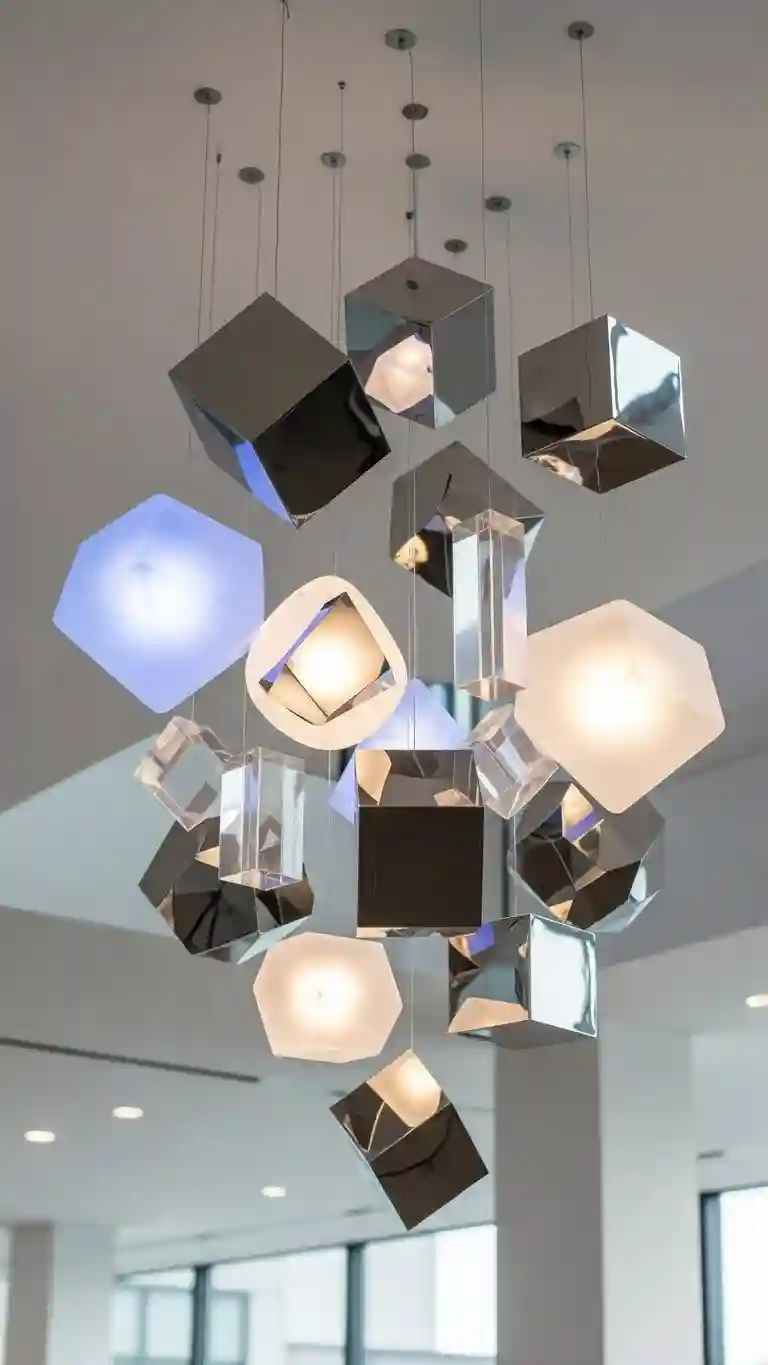 Aisle Runners with Coastal Motifs 14. Suspended Geometric Shapes