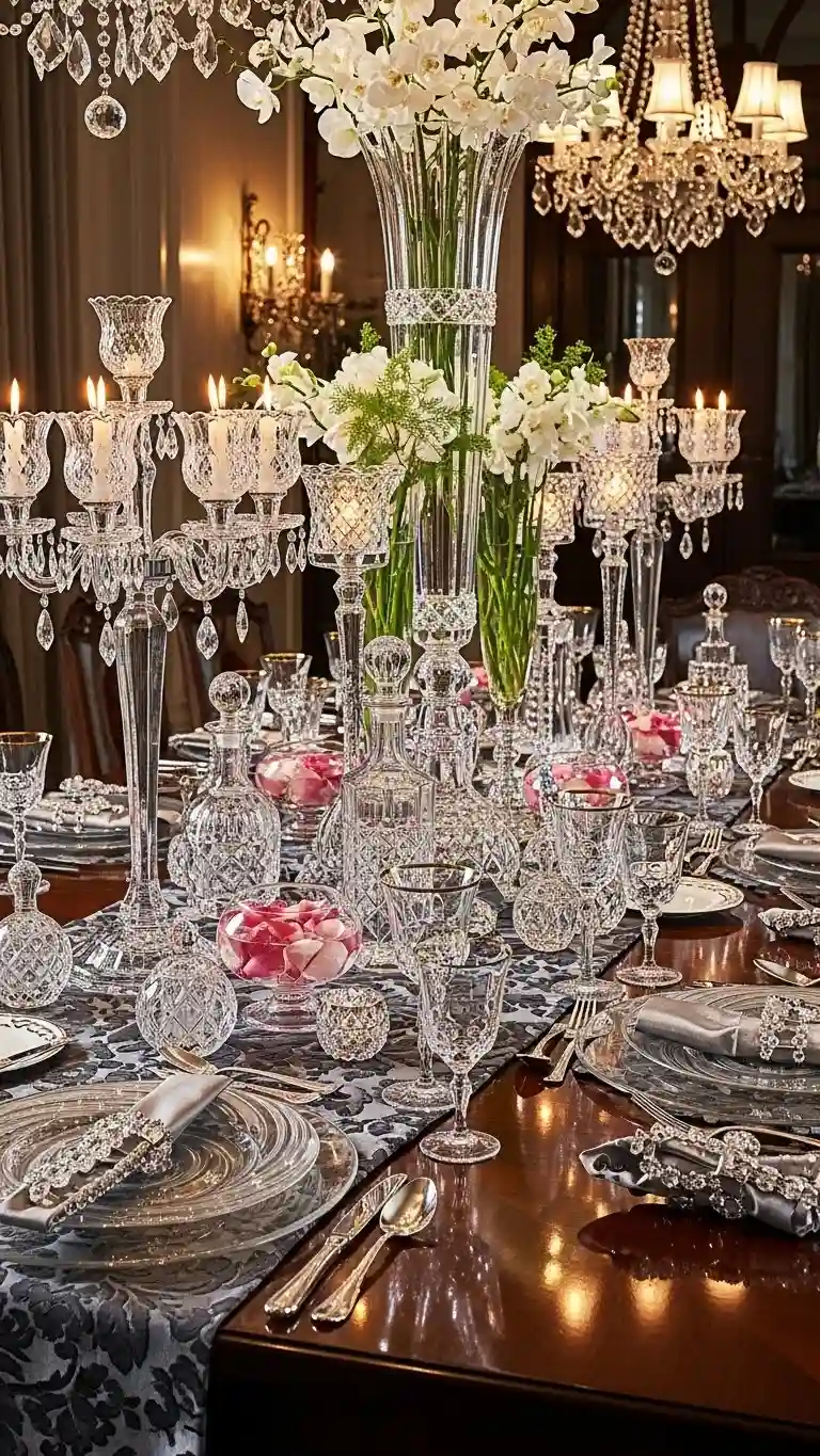 Aisle Runners with Coastal Motifs Crystal and Glass Opulence