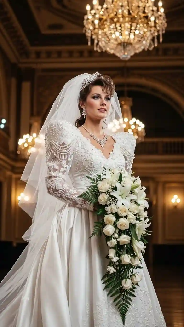 Aisle Runners with Coastal Motifs Bold Shoulder Pads for Statement Glamour