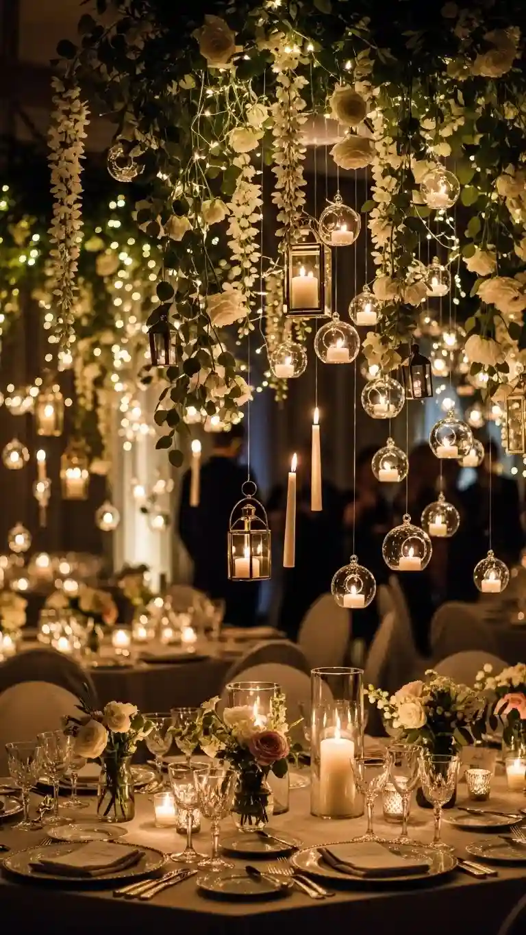 Aisle Runners with Coastal Motifs Lantern-Filled Walkways for Elegant Guest Transitions