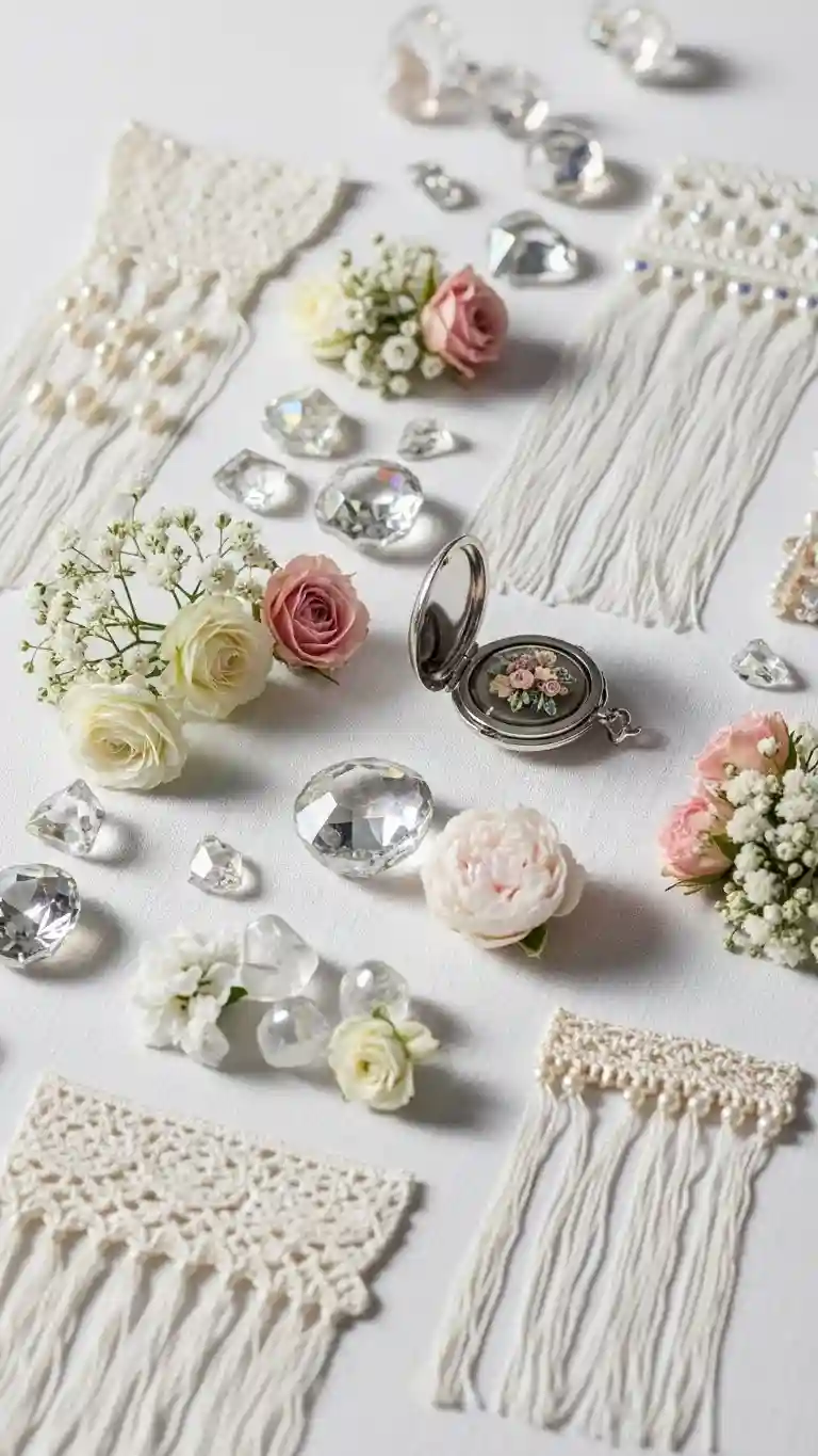 Aisle Runners with Coastal Motifs DIY Bridal Lace Belts and Sashes