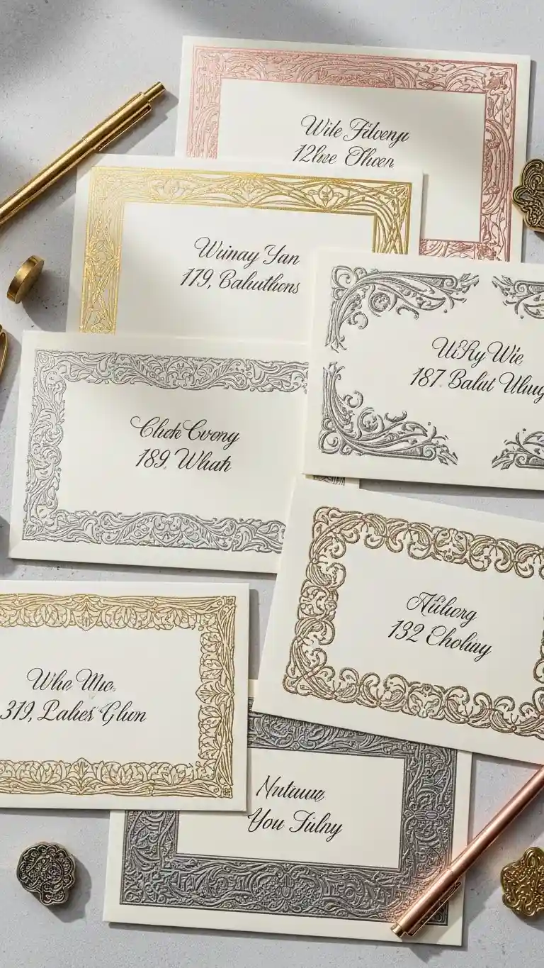 Aisle Runners with Coastal Motifs 4. Embellished Borders and Frames