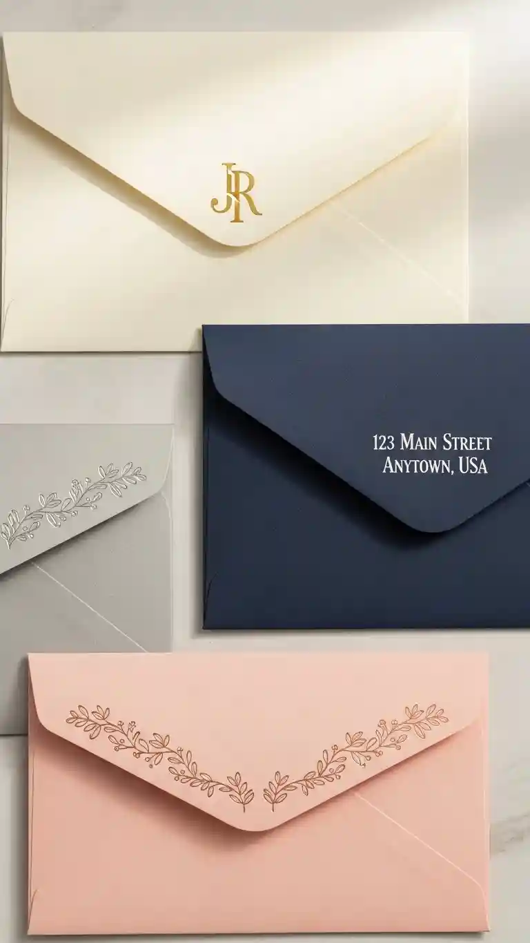 Aisle Runners with Coastal Motifs 7. Foil Stamping and Metallic Accents