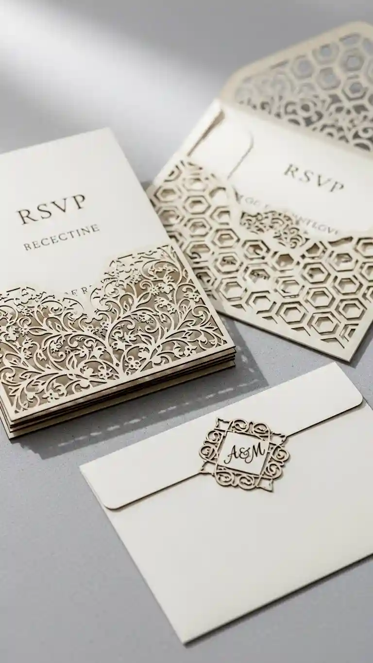 Aisle Runners with Coastal Motifs 12. Laser-Cut Designs