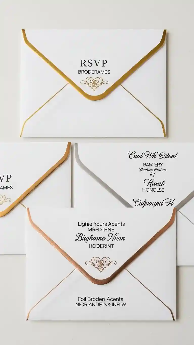 Aisle Runners with Coastal Motifs 15. Foil Borders and Accents