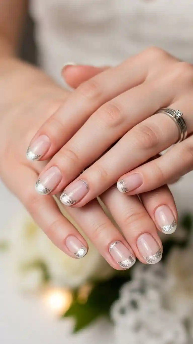 Aisle Runners with Coastal Motifs 9. Sheer Ivory Bridal Nails