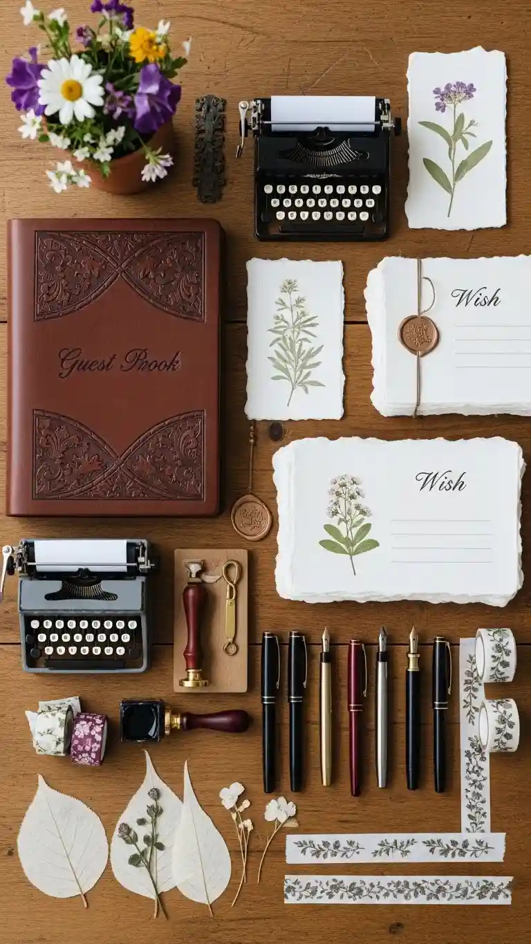 Aisle Runners with Coastal Motifs Selecting Unique Stationery Ideas for Guest Books and Wish Cards