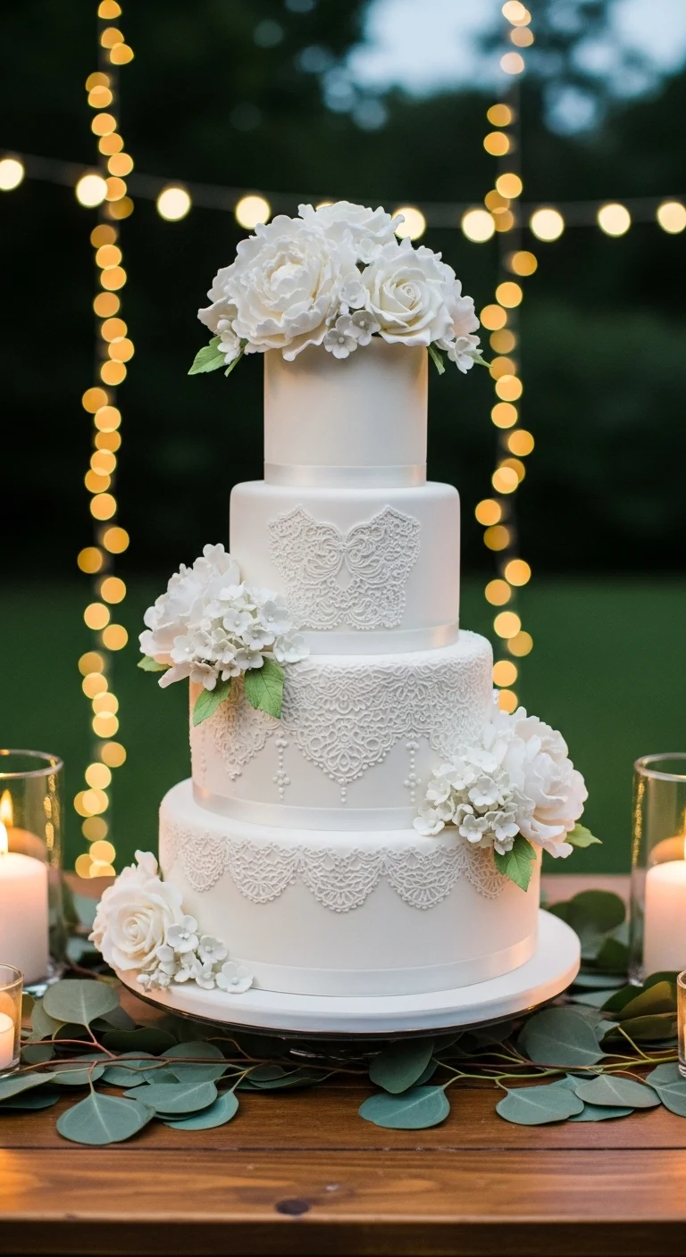 Neutral Ombre Wedding Cake Design Classic White Wedding Cake Ideas Remain a Timeless Choice