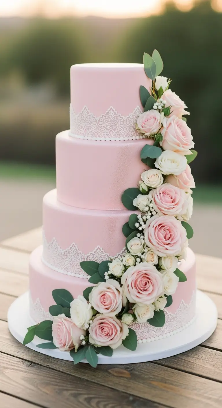 Neutral Ombre Wedding Cake Design Choose the Perfect Blush Pink Wedding Cake Design
