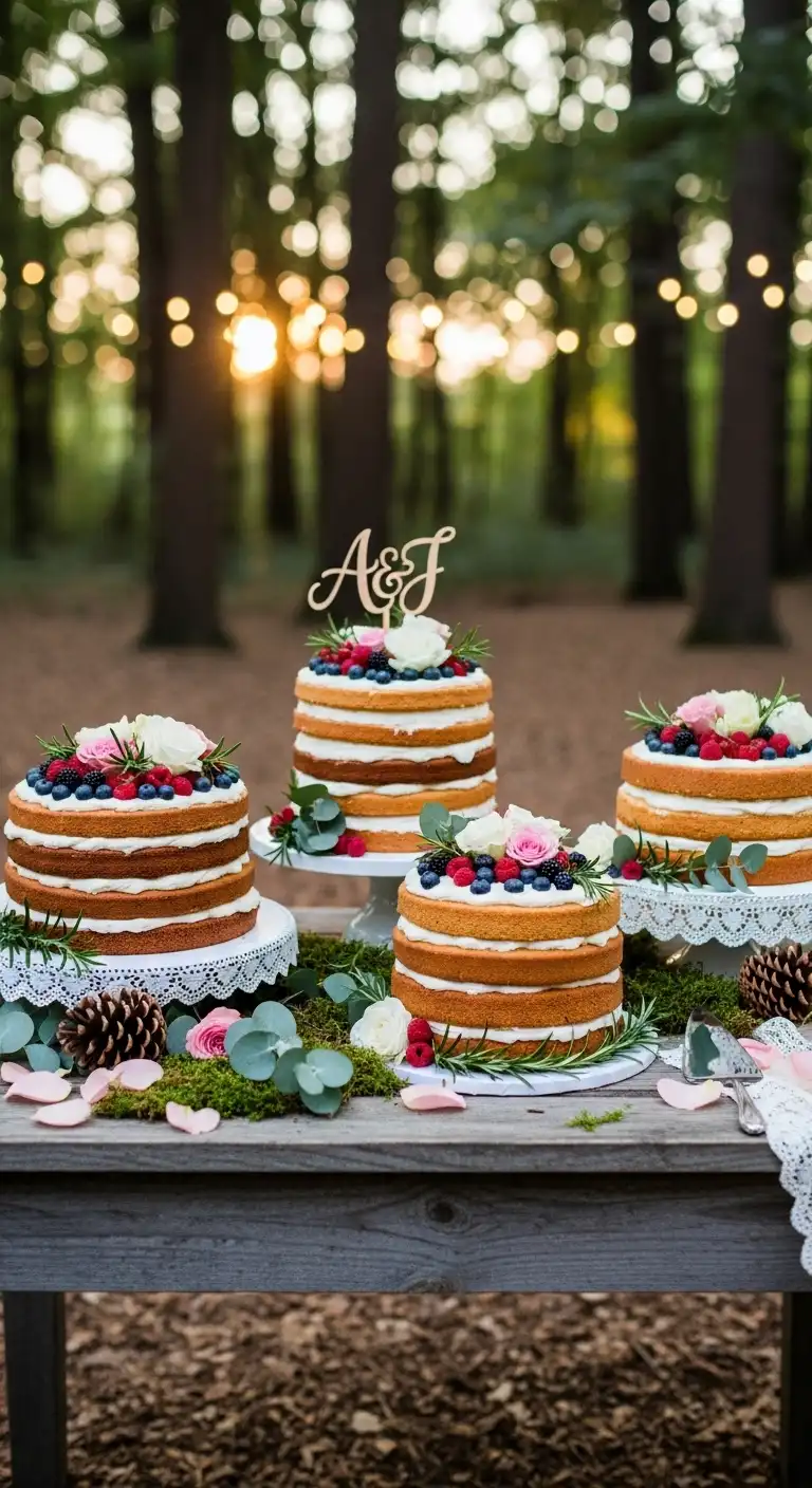 Neutral Ombre Wedding Cake Design Rustic Wedding Cakes Create Such a Cozy