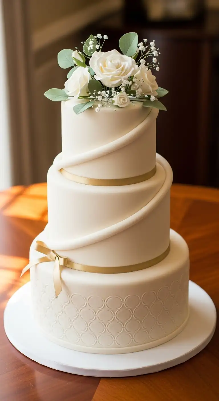 Neutral Ombre Wedding Cake Design Wedding Cakes Look Truly Elegant