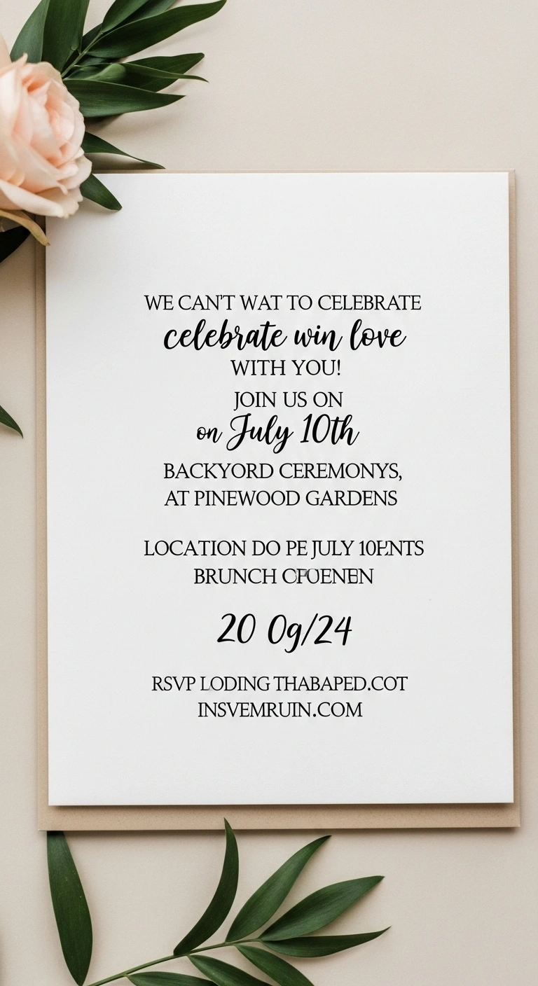 19 Modern Wedding Invitations Wording Made Simple 7 Casual and Friendly Wedding Invitation Wording