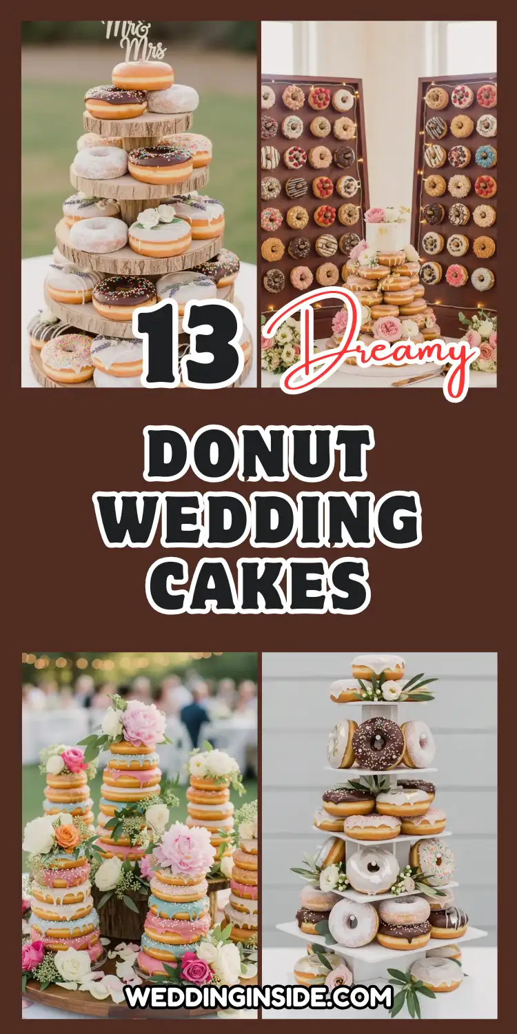 Donut Wedding Cake: 13 Ideas That Steal the Spotlight 2 Donut Wedding Cake