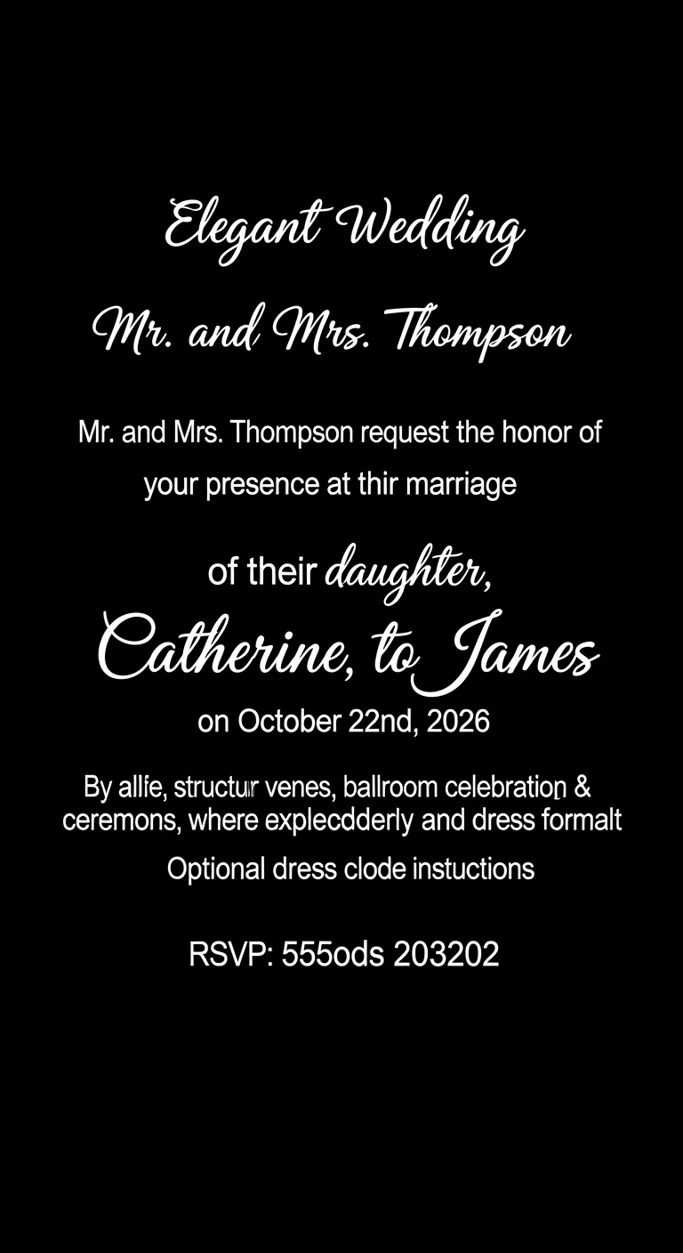 19 Modern Wedding Invitations Wording Made Simple 16 Elegant Black Tie Wedding Invitation Wording
