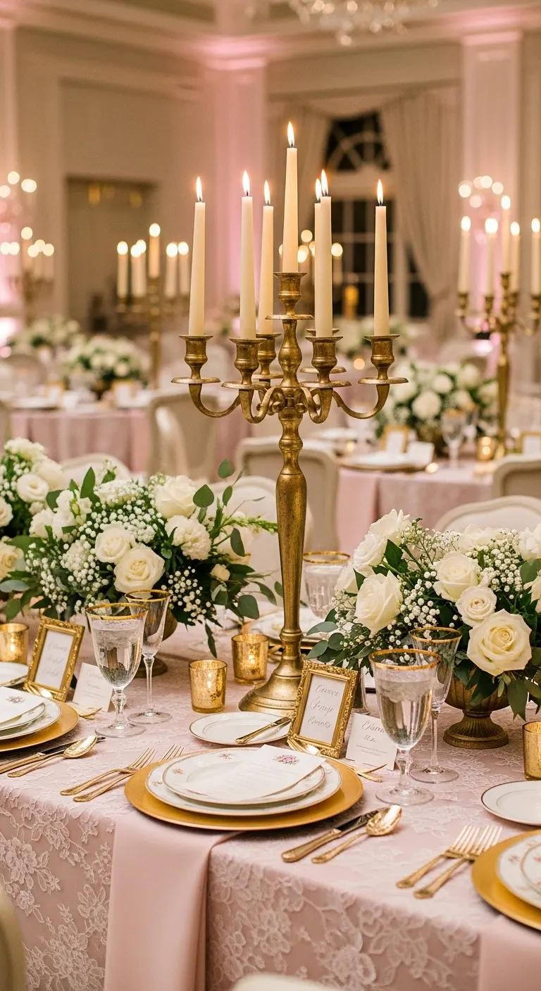 How to Incorporate Antique Gold Candelabras into Your Tablescapes 4 How to Incorporate Antique Gold Candelabras into Your Tablescapes