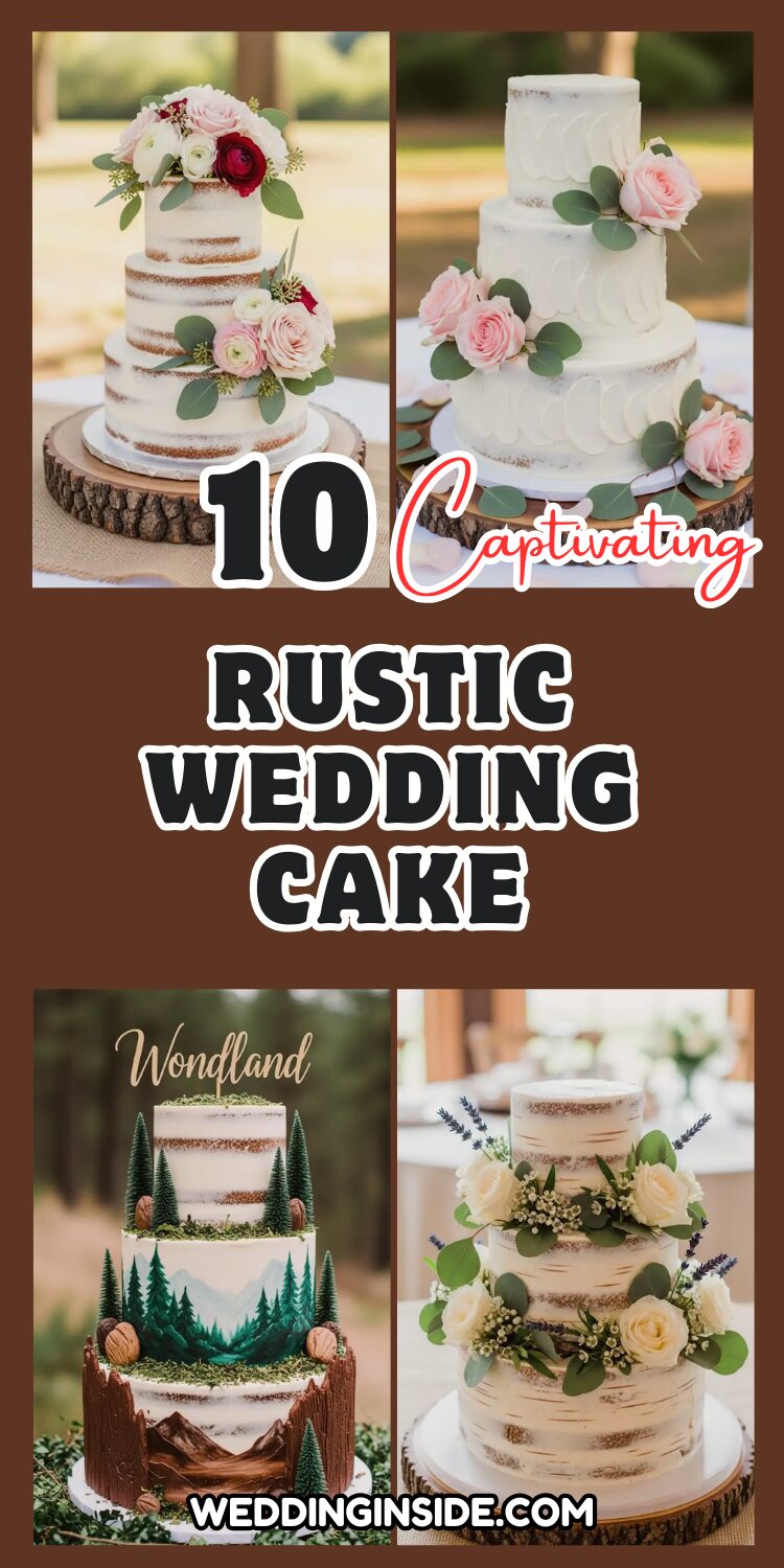 Rustic Wedding Cake: 10 Ideas That Feel Warm & Charming 2 Rustic Wedding Cake