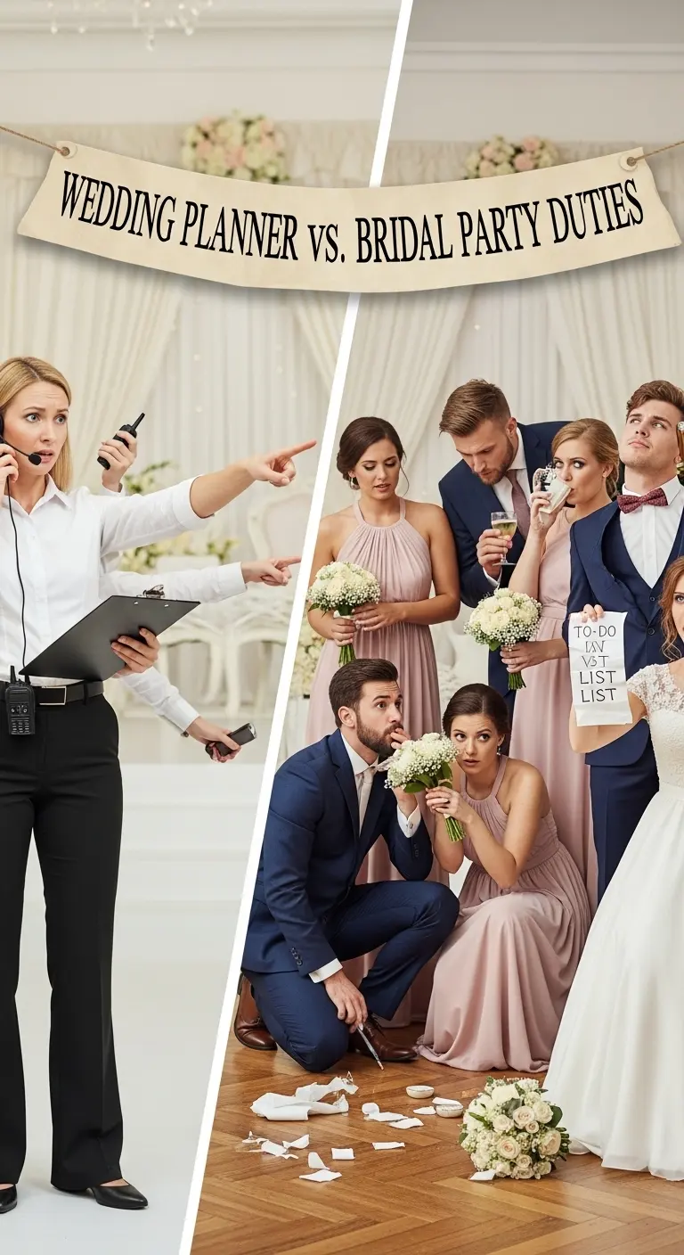 Bridal Party Responsibility List: Who Does What (and When) for a Stress-Free Wedding 7 Wedding Planner vs. Bridal Party Duties