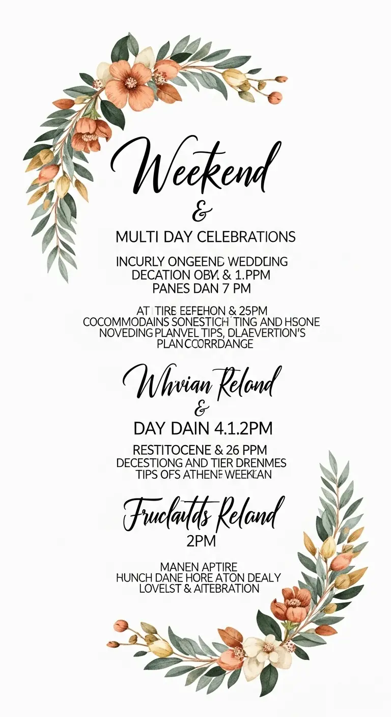 19 Modern Wedding Invitations Wording Made Simple 22 Weekend or Multi-Day Wedding Invitation Wording