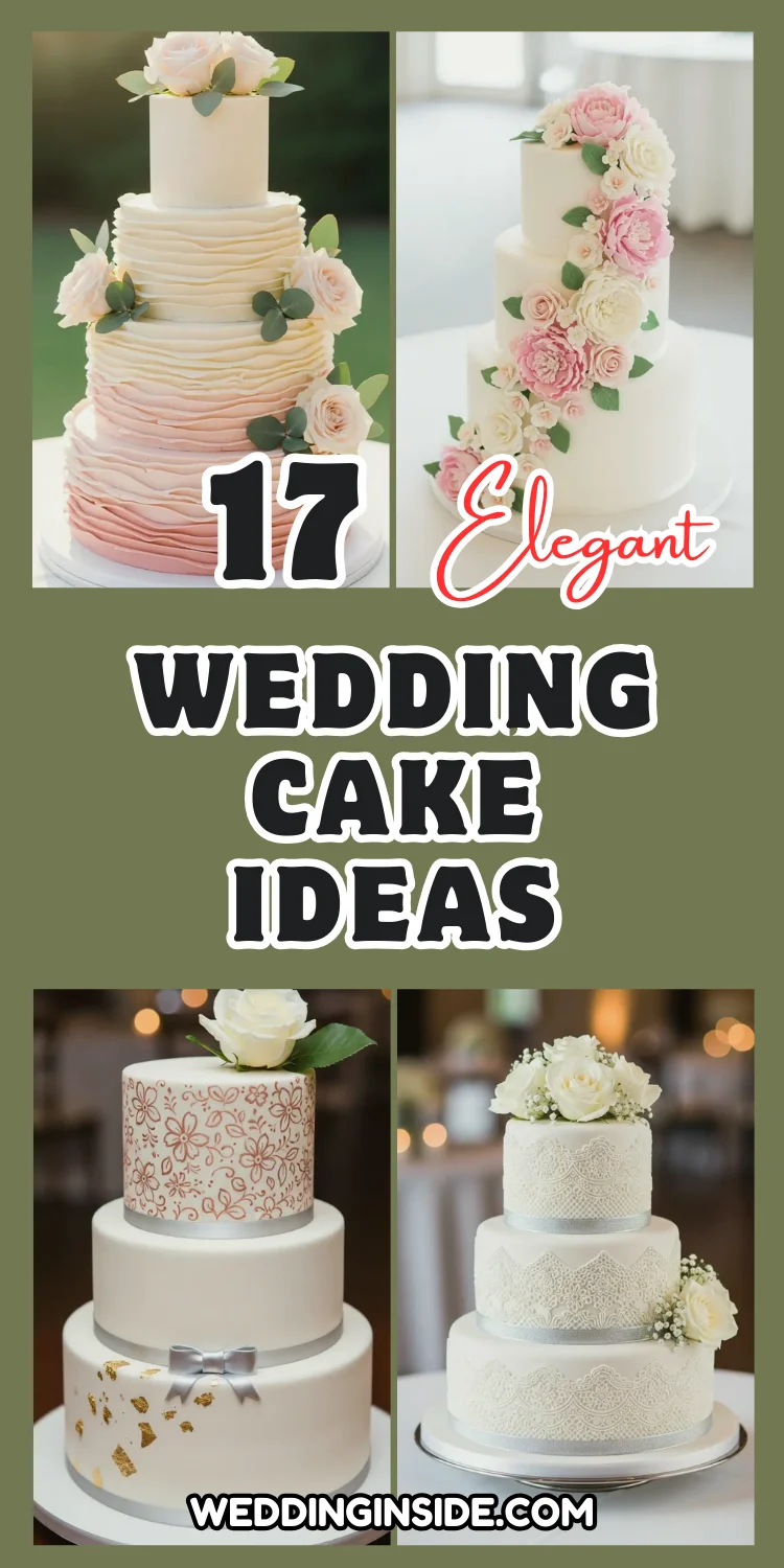 17 Elegant Wedding Cake Ideas for a Timeless Celebration 2 Wedding Cake Ideas