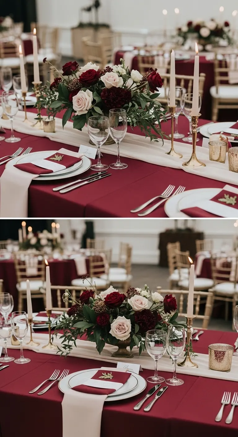 Burgundy Wedding Table Setting: 13 Ideas for Elegant Vibes 3 Why Choose Burgundy for Your Wedding Tables