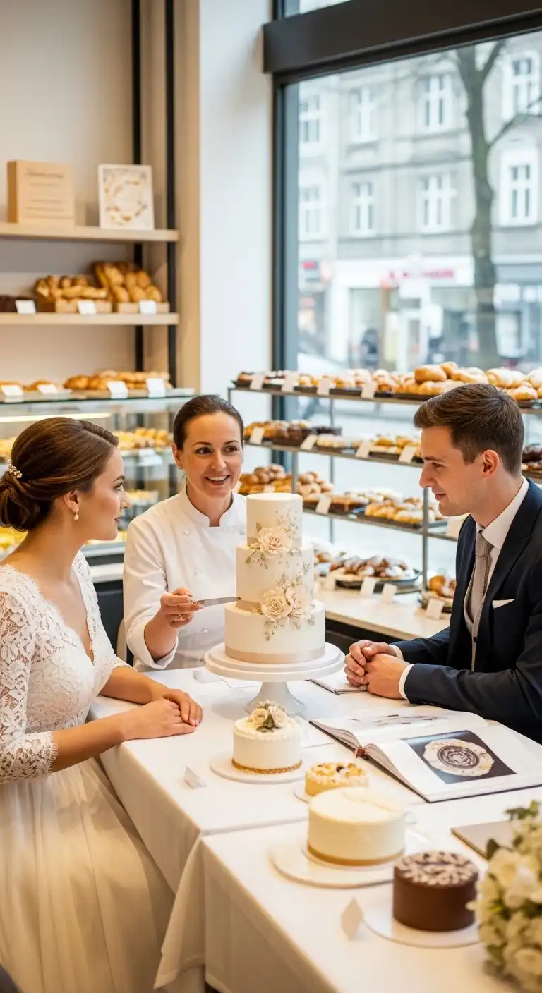 Ombre Rusty Orange Wedding Cake Budget Planning Tips for Ordering Your Wedding Cake