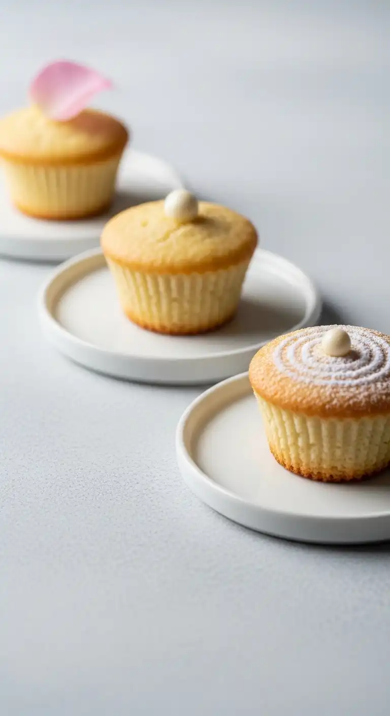 Ombre Rusty Orange Wedding Cake Minimalist Elegant Cupcakes