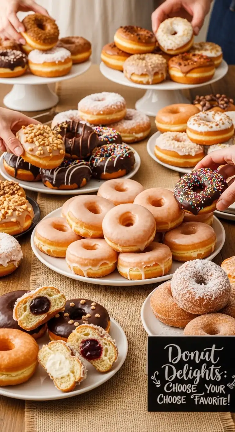 Ombre Rusty Orange Wedding Cake Donut Flavors Guests Will Love