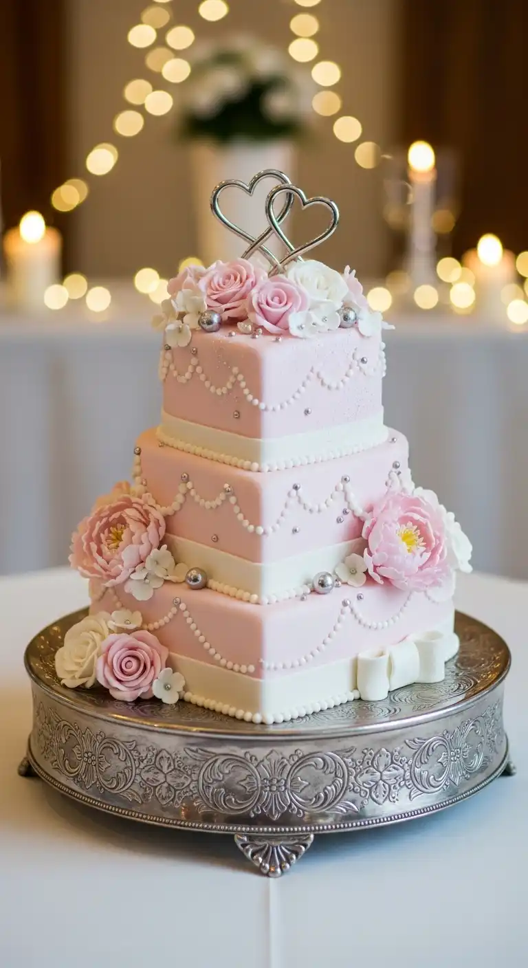 Ombre Rusty Orange Wedding Cake Designing Your Dream Heart Shaped Wedding Cake