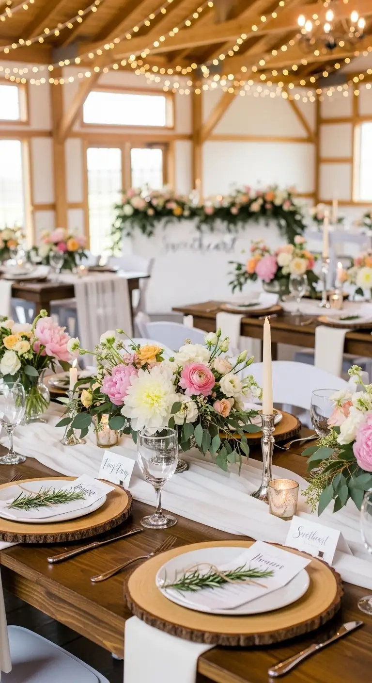 Ombre Rusty Orange Wedding Cake Spring Wedding Decor Plan