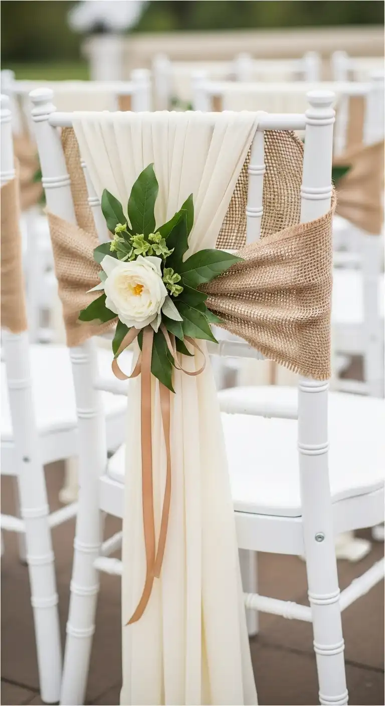 Ombre Rusty Orange Wedding Cake Right Materials for Wedding Chair Decor Ideas