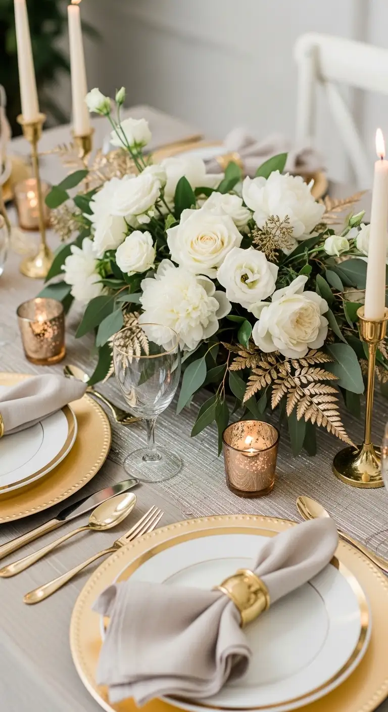 Ombre Rusty Orange Wedding Cake Subtle Metallic Touches