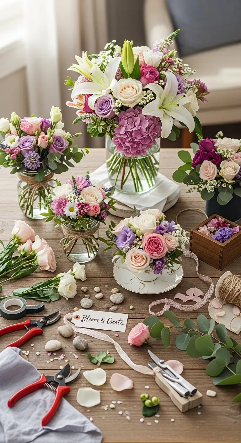 Ombre Rusty Orange Wedding Cake DIY Floral Arrangements That Transform Spaces